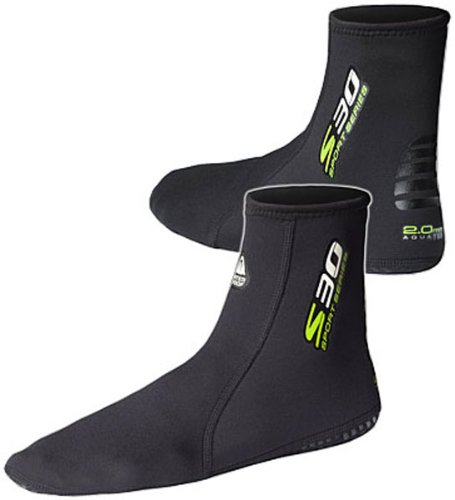 Waterproof - S30 Tropical Socks 2mm - Anti Slip Sole and Heel - Unisex [Medium]