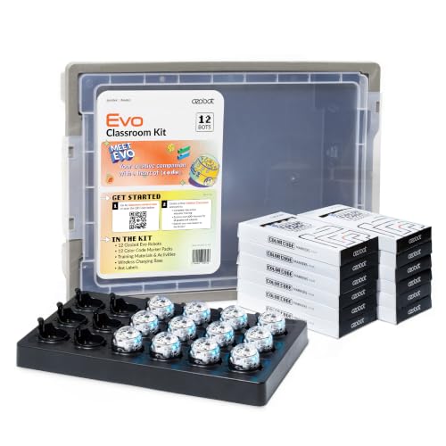 Ozobot Evo 12 Bot Classroom Kit, Ages 5-11