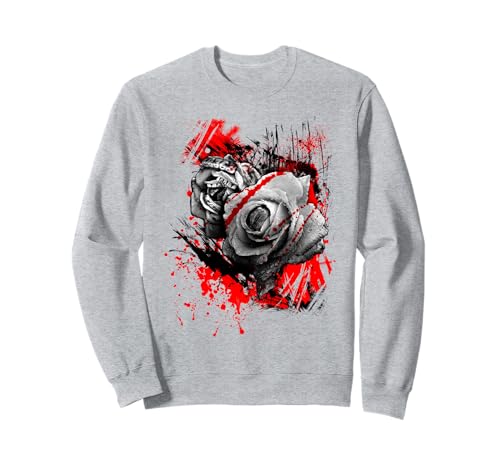 Style de trash - Polka Monster Roses - Graphique Sweatshirt