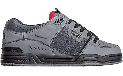 Image of Globe Men's Fusion Skate Shoe, Charcoal /Black /Lava, 9.5 Medium US