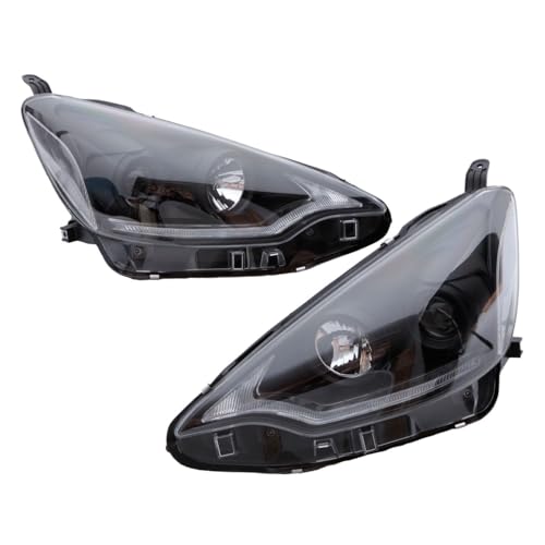 DRLプロジェクターヘッドライト ブラック 12〜17 アクア 前期 ハロゲン車