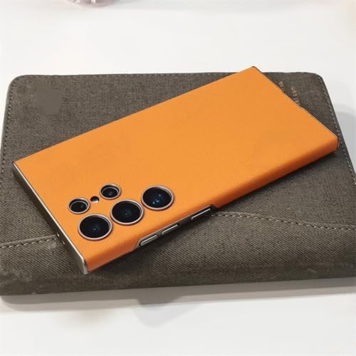 Samsung Galaxy S25 S24 S23 Ultra 24ultra�p���U�[�J�[�u�P�[�X�����r�W�l�X�����^�I�[���C���N���[�V�u�ϏՌ��J�o�[(Sam S24 Ultra/�I�����WSP�p)