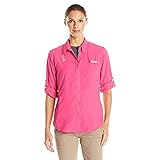 Columbia Women's Tested Tough in Pink Tamiami Long Sleeve