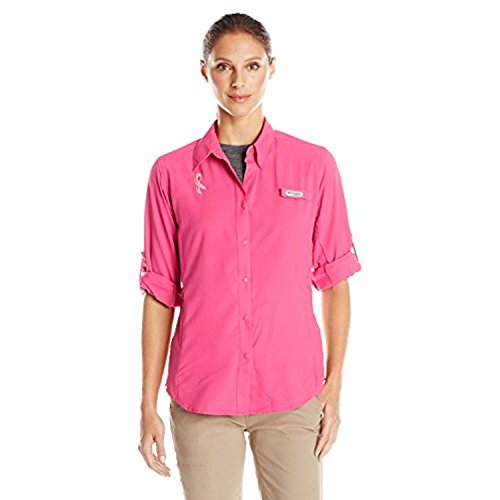Columbia Women's Tested Tough in Pink Tamiami Long Sleeve