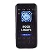 ESUPPORT Car Truck 12V 20A Blue LED Rock Light Push Button Rocker Toggle Switch 5Pin