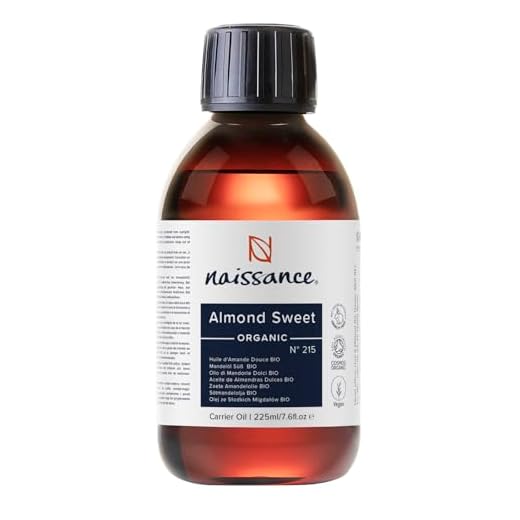 Naissance Aceite de Almendras Dulces BIO n. º 215 250ml Puro, natural, certificado ecológico, prensado en frío, vegano, sin hexano, no OGM