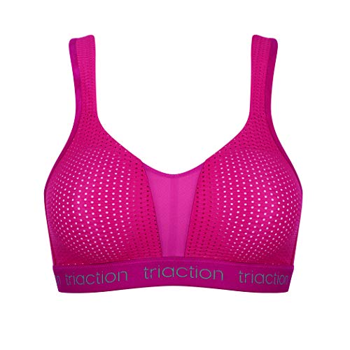 TriAction Damen Energy Lite N EX Sport-BH, Rot (Cerise 4173), (Herstellergröße: 80B)