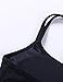 CRZ YOGA Women's Padded Low Cut Criss Cross Strappy Yoga Sports Bra Black Small