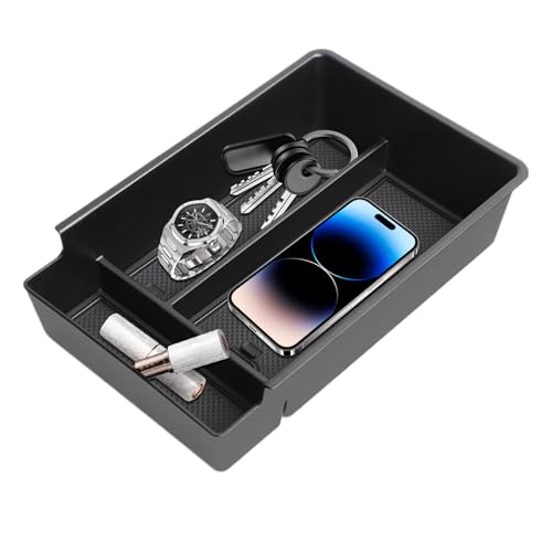de almacenamiento interior para coche, 10,24 x 7,48 x 2,56 pulgadas, accesorios para coche, organizador de tablero central, contenedor de almacenamiento eficiente en el espacio, organizador de