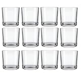 Jogo de Copos de Vidro para Whisky 265ml – 12 Peças Rocks – Nadir Figueiredo