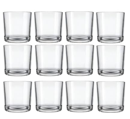 Jogo de Copos de Vidro para Whisky 265ml – 12 Peças Rocks – Nadir Figueiredo