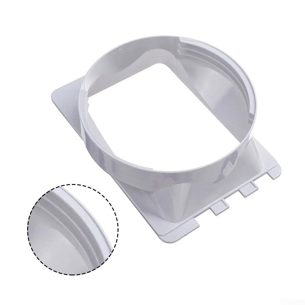 Tragbarer Klimaanlagen-Abluftschlauchadapter, 15 cm Rohrverbinder, Abluftschlauchk-Schnittstelle, quadratische Schnittstelle, Abluftschlauchverbinder