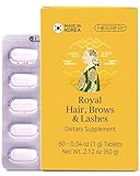 Heebin's Hair Growth Supplements with Biotin 4000 mcg, DHT Blocker and Collagen, for Hair Loss, Thinning and Regrowth, 60 Tablets, 2 Month Supply