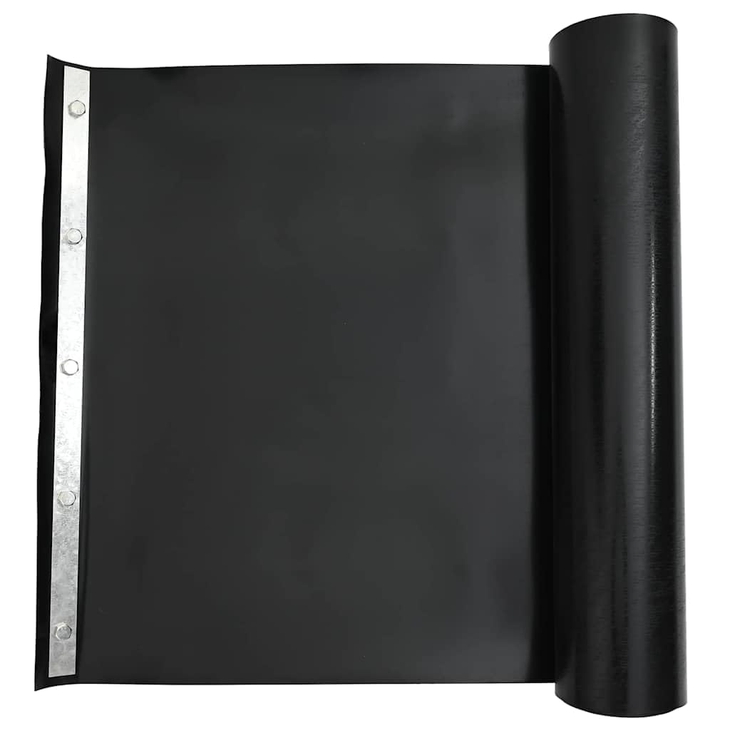 Wurzelsperre Schwarz 0,7 x 3 m aus Polyethylen für Garten, Terrasse, Hof, Beete, Hochbeet, Outdoor, Schutz gegen Unkraut, Rasen, Pflanzenpflege und Landschaftsgestaltung