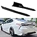 Fits for 2018-2019 Toyota Camry SE XSE ART Style Glossy Black Rear Bumper Side Corner Spats Splitters Apron Valance