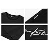 European Embroidery Letter Trend and Wear for Men Comfortable and Loose Casual Crew Neck Short Sleeve T-Shirt, Army Green, 5XL #3