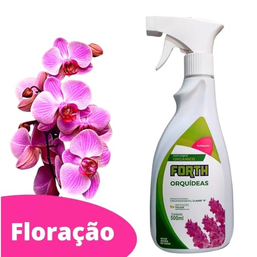 Kit Fertilizantes Forth Orquídeas Manutenção e Floração 500ml Pronto Uso