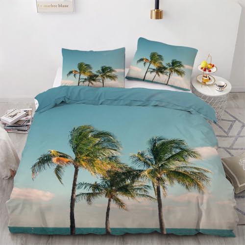 Housse de couette 240x260 microfibre réversible douce 3 pcs - 2