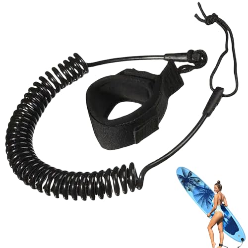 MALOUSUN 10 Füße Surf Leash SUP,Surfboard Leash,Fußschlaufen für Stand up Paddle Surfboard,SUP Zubehör,Coiled Fußschlaufe Einziehbares für Surfbretter,Sup Leine für Stand Up Paddle Board Surfboard MALOUSUN 10 Füße Surf Leash SUP,Surfboard Leash,Fußschlaufen für Stand up Paddle Surfboard,SUP Zubehör,Coiled Fußschlaufe Einziehbares für Surfbretter,Sup Leine für Stand Up Paddle Board Surfboard