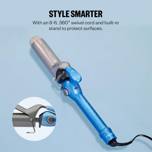Image of BaBylissPRO Nano Titanium Spring Curling Iron, Professional Hair Wand, Tool for Stylists, Nano Titanium Technology for Tight Curls or Loose Waves