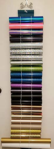 Vinyl Roll Holder,Diamond Painting, 24 Roll Capacity, Teal,by The Roll Keeper