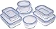 Lebensmittelbehälter aus Glas von Amazon Basics – 14-teiliges Set
