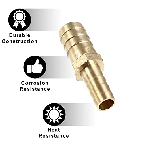 Manguera de 14mm a 10mm con conector de latón resistente X AUTOHAUX 5