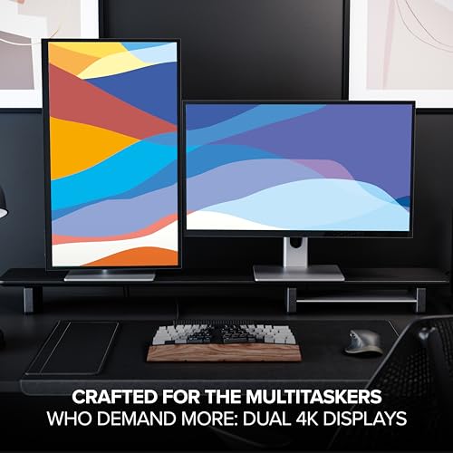 ALOGIC Clarity 27” 4K UHD LCD Monitor | USB-C 90W Power Delivery | 16:9 Silver & Black | Adjustable Stand - Image 4