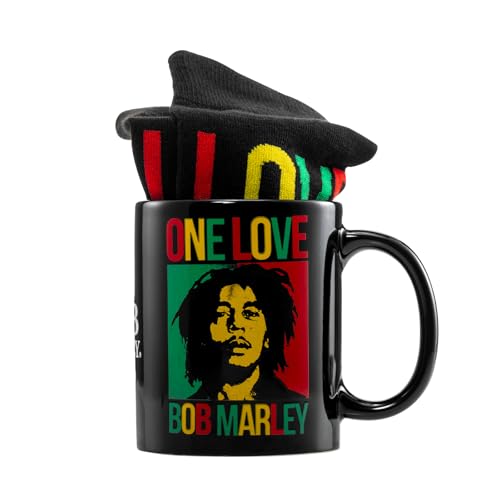 Bob-Marley-Tasse Und Sockenset – Ansicht 2