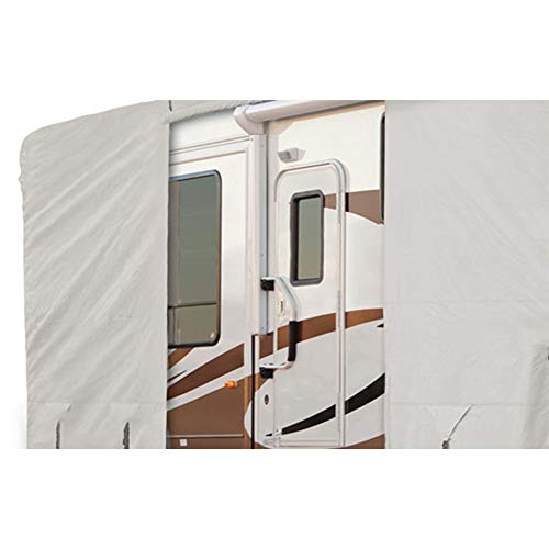Goldline Travel Trailer Cover Color: Grey, Size: 104" H X 102" W X 197" D #TOP3