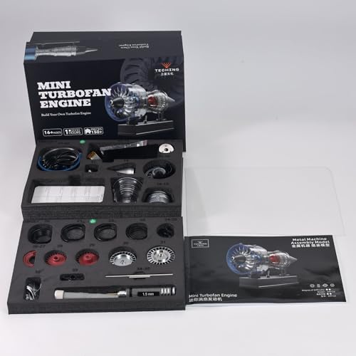 Moteur turbofan en métal Dm122 modèle électrique DIY kit assemblage manuel