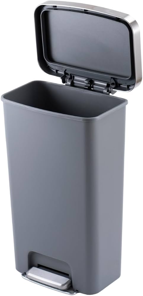 Amazon.co.jp: EKO ゴミ箱 ペダル式 ハナ ステップビン グレー