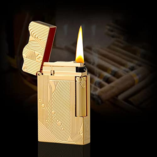 Sanji Lighter, Vintage Trench Lighter, Copper Kerosene Lighters for Men Dad Husband (Fuel Not Included)