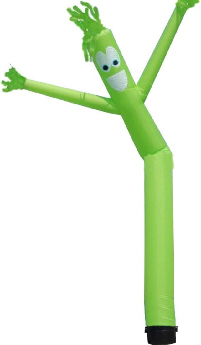 Inflatable Tube Man Sky Puppet Dancer - Funny Wacky Waving Inflatable Tube Guy for Festival Advertisement(Blower Not Included) (Green)