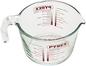 Deluxe Pyrex Stain Resistant Glass Measuring Jug, 1L