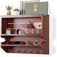 Mutsault Handcrafted Solid Wood Key Holder for Wall