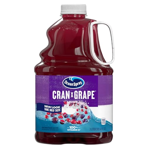 Ocean Spray Cran-Grape Juice Drink, 101.4 Fl Oz (Pack of 6)