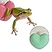 JSLZF Tree Frog Terrarium Accessories Habitat Tank Decor Rest & Climbing Spots with Suction Cups (4 PCS)