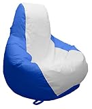 JoyBean Outdoor Bean Bag Chair - Water Resistant Marine Vinyl Ideal for Yacht Boat Pool Patio Garden