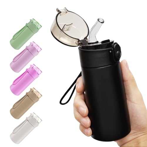 AMFUN 150 ML Mini Termos, Botella de agua térmica de acero inoxid...