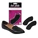 Foot Petals Women's Heavenly Heelz Back of Heel Cushion Insole, Black, Medium/One Size M US