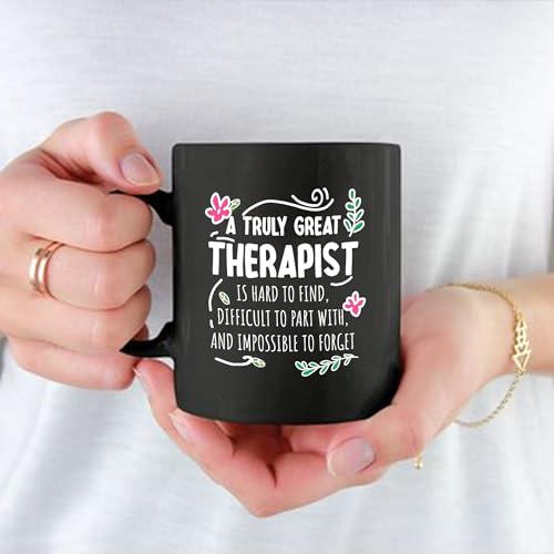 Mug Cerámico Negro 11 oz Panvola Terapista miniatura 4