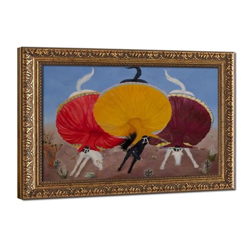 Impression sur toile Bareback Riders Dorothy Brett grand cadre pour mur vide