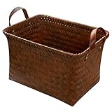 HOLIDYOYO 収納バスケット 編み物ランドリーバスケット 収納コンテナ 汚れた服用 多目的 おもちゃ収納デザイン 家庭用