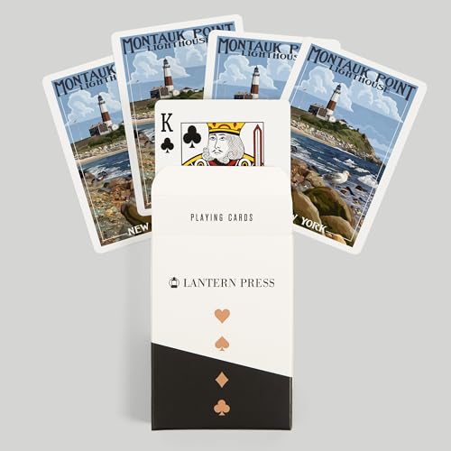 Baraja Póker Montauk Point Lighthouse, 52 cartas miniatura 6