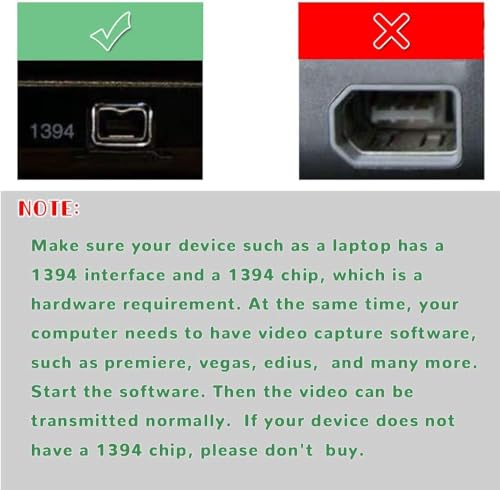 image for ALINNA 5FT USB 2.0 Male to IEEE 1394 4Pin Male iLink Firewire DV Cable