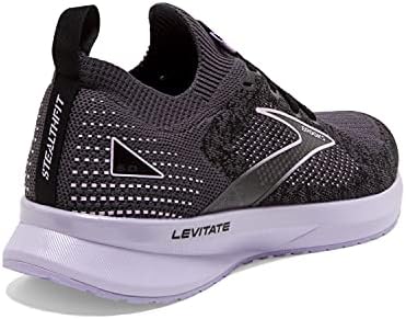 Brooks Women’s Levitate StealthFit 5 Neutral Running Shoe - Black/Ebony/Lilac - 10.5 | Image 3