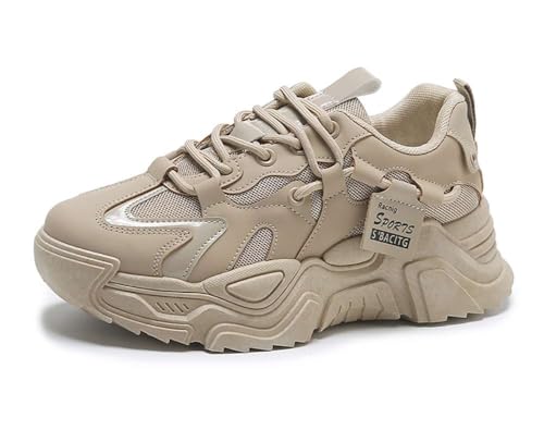 Women's Fashion Comfort Sport Breathable Mesh Platform Sneakers Casual Running Walking Shoes 5.5-8.5