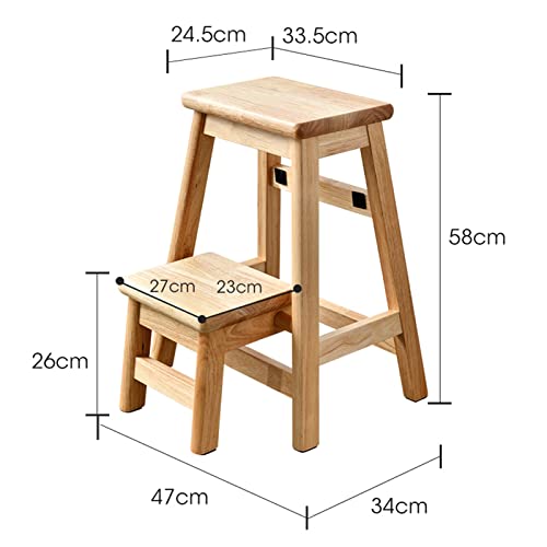 Taburete de madera para baño y cocina que soluciona la falta de espacio en casa 3