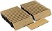 ExcelMark Blank Name Tag/Badge with Magnetic Backing - 1" x 3" (25 Pack - Gold)
